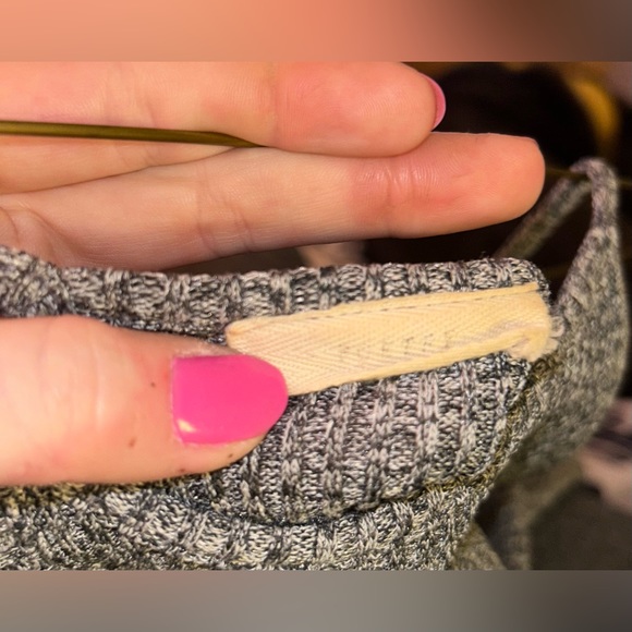 Poetry Grey Ribbed Top - Picture 7 of 8